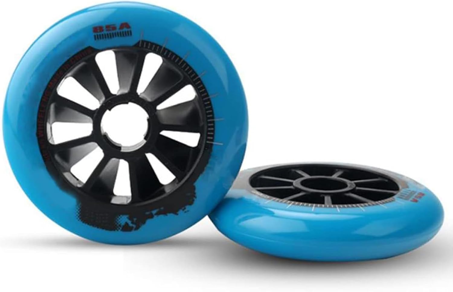 Skate Wheels Replacement, Inline Skate Wheels Replacement, 85A Indoor Outdoor Inline Skate Replacement Wheel 90Mm 100Mm 110Mm Speed Skate Wheels 8 Pcs