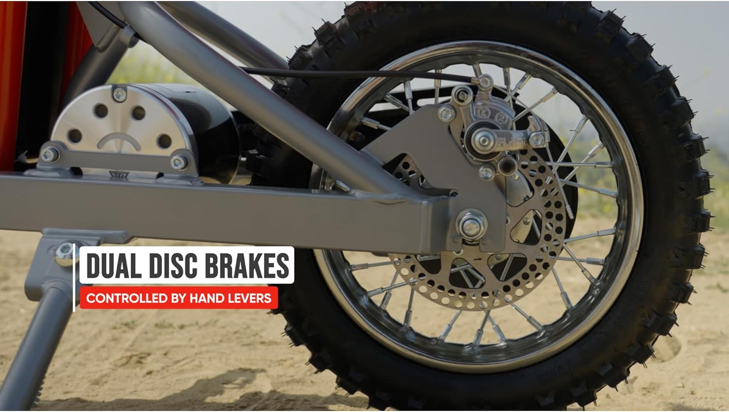 Razor MX500 Dirt Rocket Bike Electric Ride-On for Teens Ages 14+, 175 Pounds Max Weight, Red – 36-Volt Battery, up to 15 Mph, 40-Minute Run Time, Twist-Grip Throttle, Pneumatic Tires