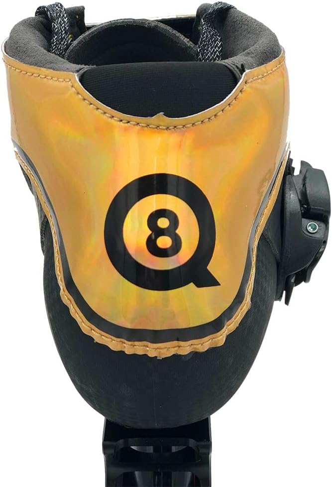 Uniq Q8 Inline Speed Skates - Microfiber Aluminum - for Speed or Serious Fitness Skaters