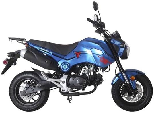 HHH Vader 125 Bike125cc Scooter Motorcycle gas Vitacci 125cc Street bike 4 speed manual with clutch (RED)