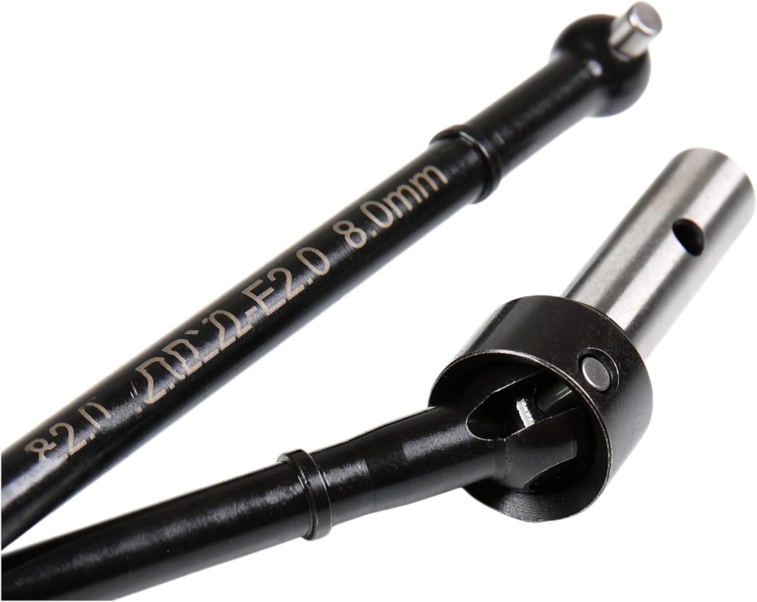 RC Car Transmission Shaft for Losi for DBXL-E 2.0 1/5 RC Car Front Rear Driveshaft Steel Dogbone Joint Transmission Shaft Set Upgrade RC Car Parts(Front and Rear)