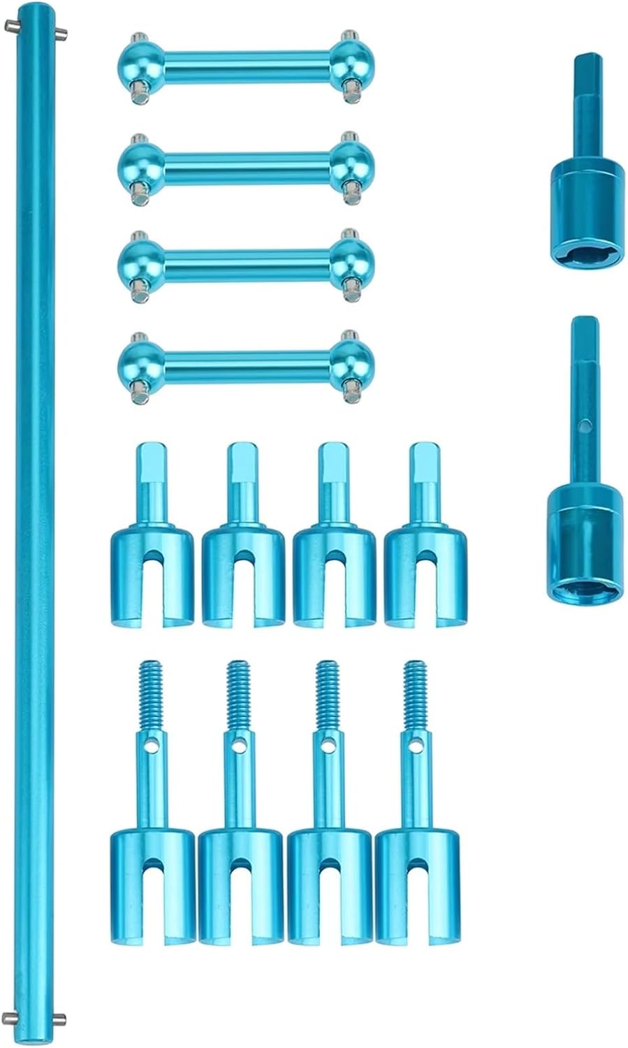 for TT01 for TT-01 for TT01D for TT01E Metal Drive Shaft Dog Bone Gearbox Joint Cup for RC Car Upgrade Parts RC Car Parts