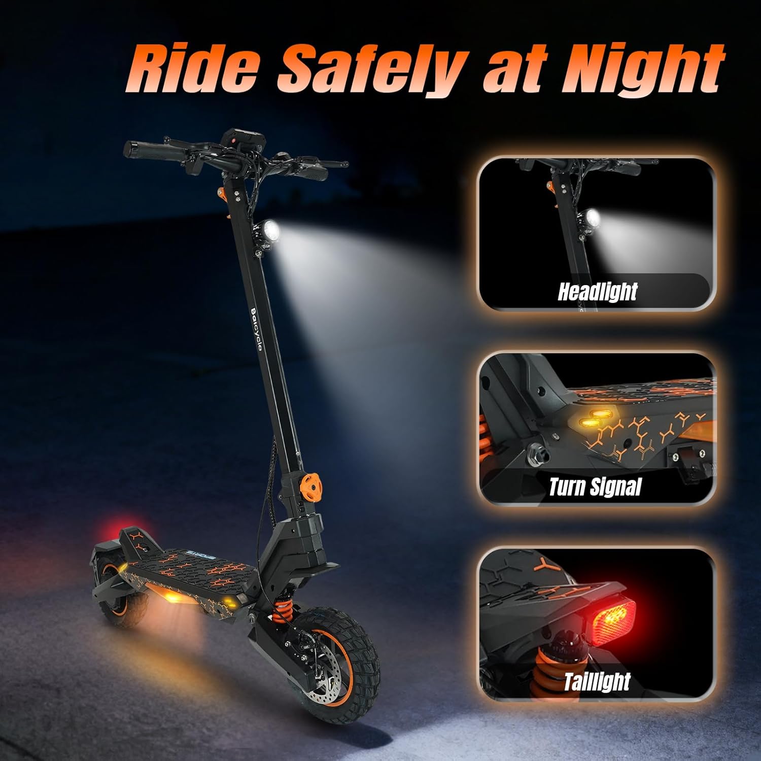 Off Road Electric Scooter for Adults – 5000W/1600W Fast E Scooter, 35/50Miles Long Range, 35/45MPH Max Speed, Heavy Duty 400 LB Capacity,Foldable Kick Scooter with Full Suspension for Commuter Outdoor