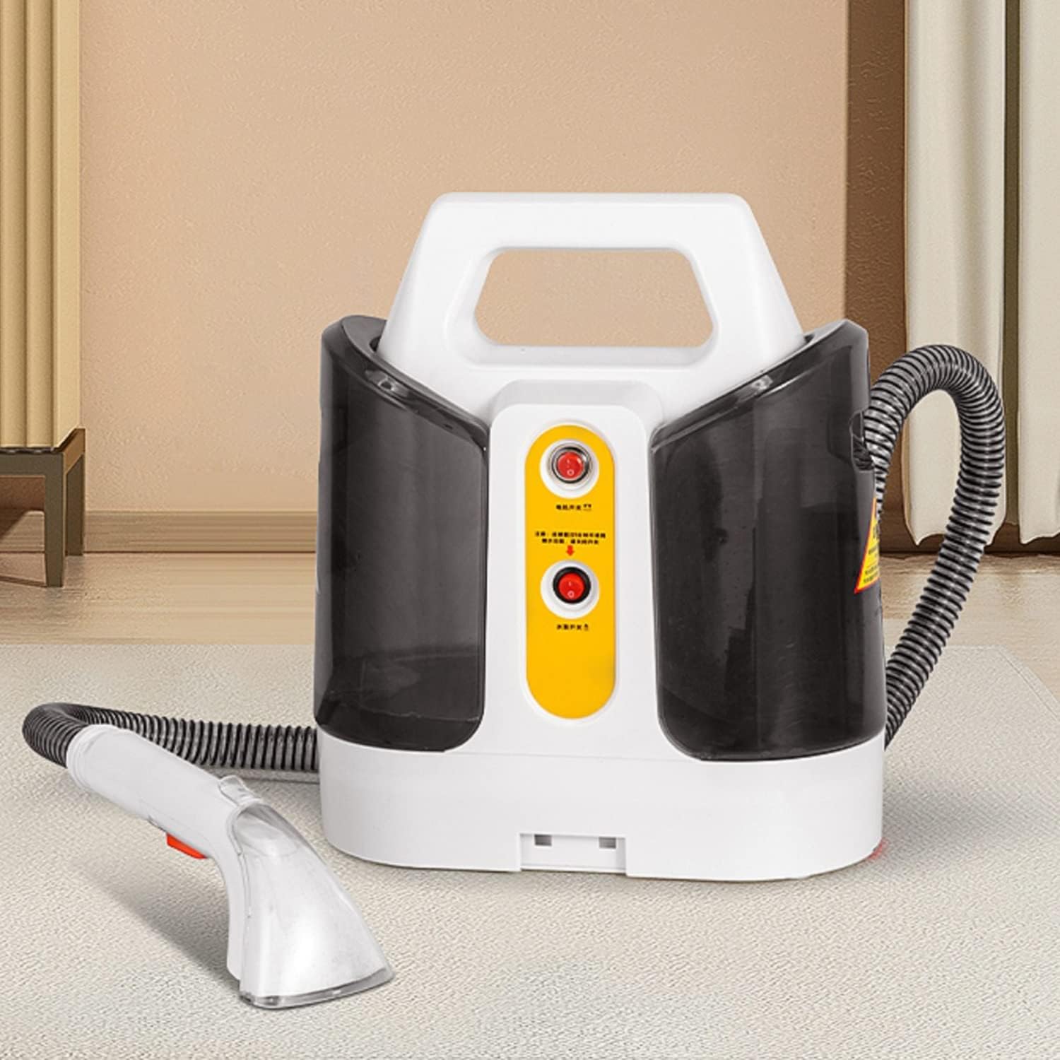 Multi-Purpose Wet/Dry Vacuum Spot Cleaner Portable Carpet Cleaning Machine, 600W Deep Cleaning for Pillows, Curtain, Bed Sheets, Mattresses, Sofas, Car, Plush Toys and Other Fabric Surfaces
