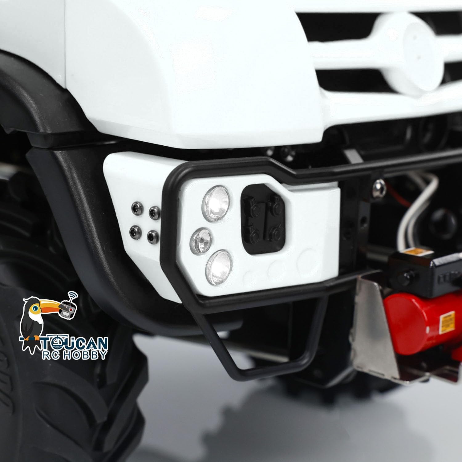 TOUCAN RC HOBBY 2Speed 4WD 1:10 RC Off-Road Vehicle UNI U423 4X4 Radio Control Rock Crawler Car Model Aluminum Box Light Sound Differential Lock for Adult