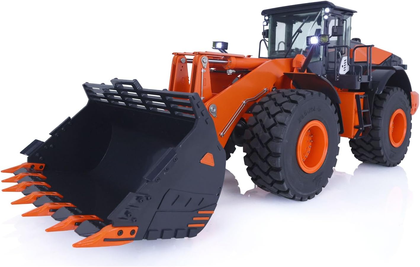 US in Stock, 1/14 RC Hydraulic Loader for ZW370 JDM 198 RTR RC Construction Vehicles Model Light Sound I6S Radio Controller Charger Battery Hobby Garde Model