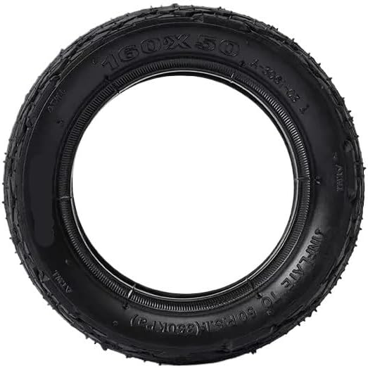 Scooter parts 160×50 Inner Outer Tire For For For Atlas Electric Skateboard Scooter Inflatable tires Replacement Accessories Long service life(Inner tube 2pcs) (Outer tire 2pcs One Size)