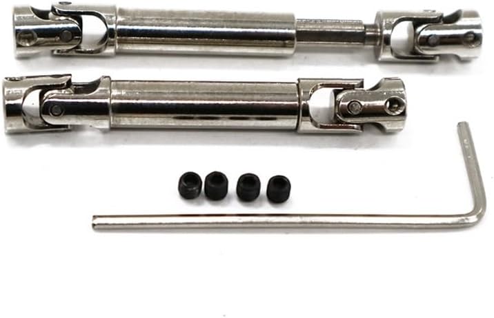 Metal CVD Front Rear Drive Shaft for Xiaomi XMYKC01CM Jimny 1/16 RC Car Upgrade Parts Accessories ( Color : Silver )