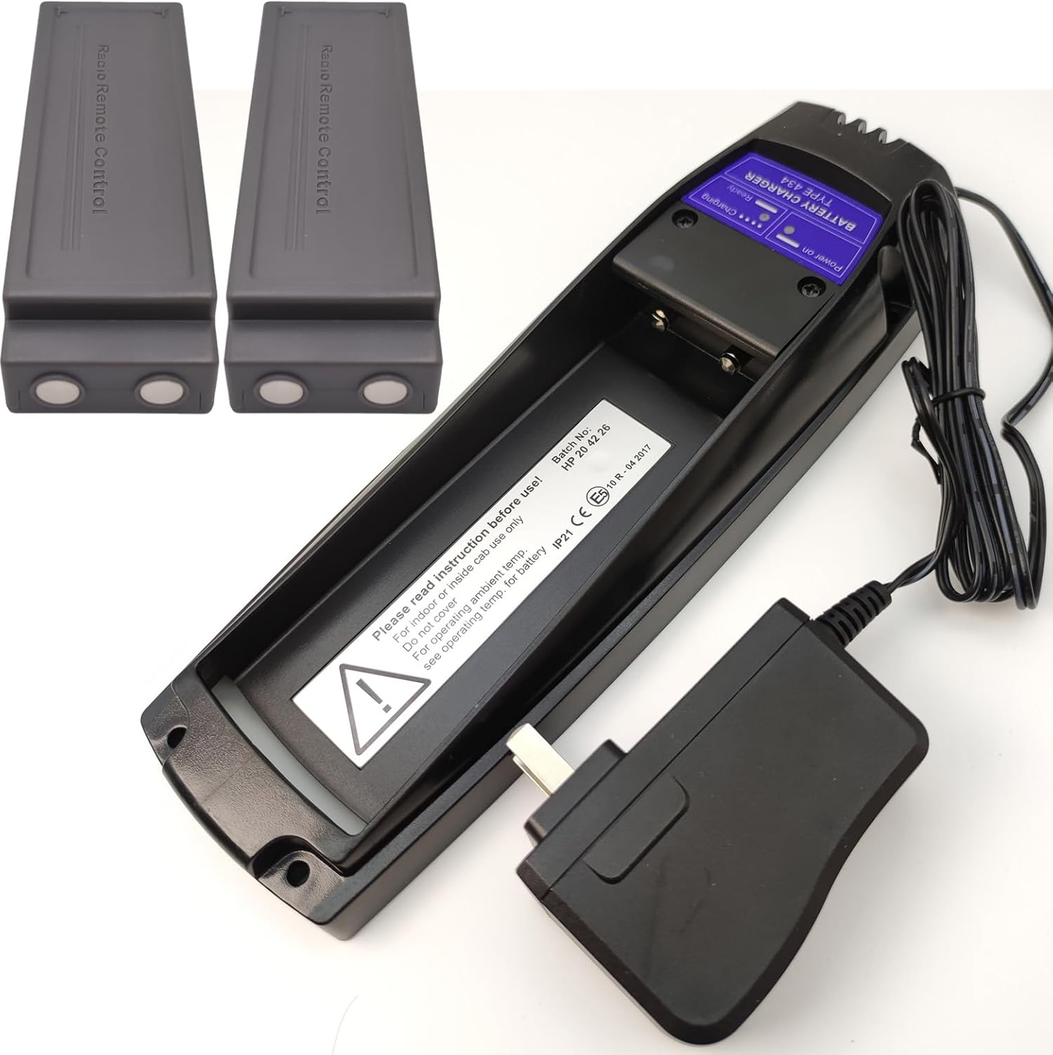 (1-Pack) 100-240V Scanreco 434 Battery Charger + (1 Pack) 7.2V SCANRECO 592 590 960 RC400 Battery