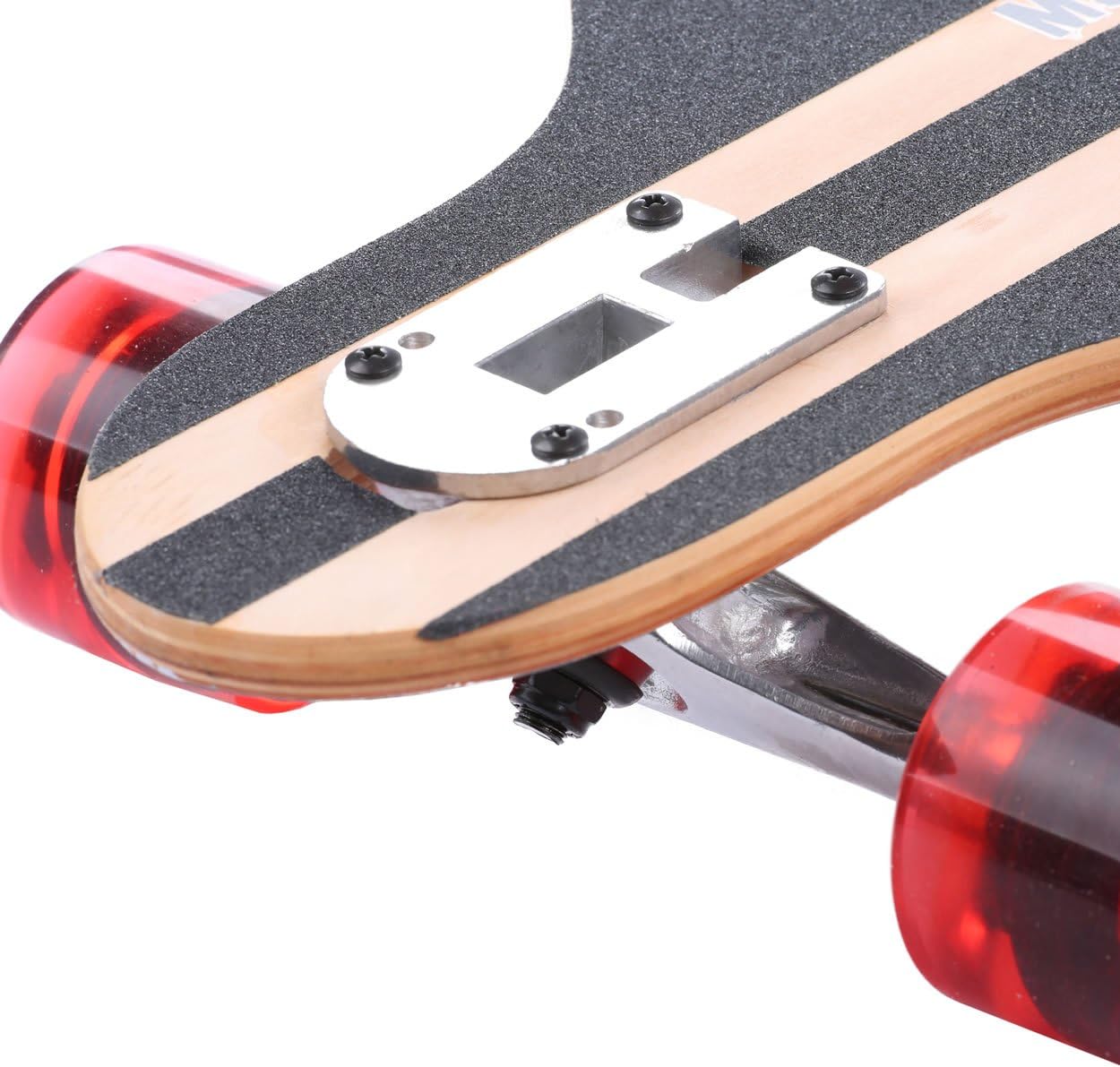 Longboard Skateboard Drop-Through Cruiser ABEC-11 Street Surfing Skating 104 x 24 cm, Modell Streetsurfer - Dripping Skull