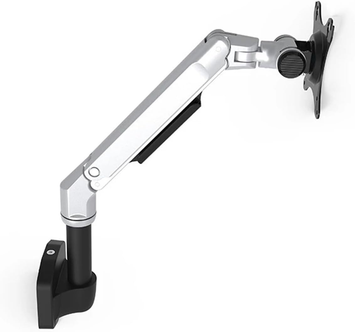 V6-P-1 screen single-arm computer monitor stand console hanger console LCD screen stand(Silver)