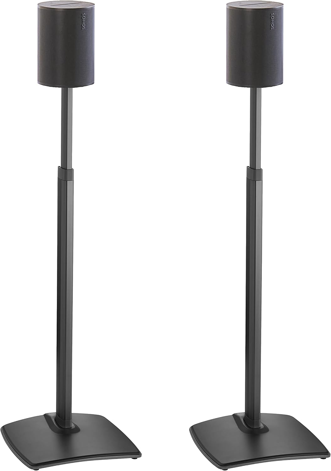 Sanus WSSE1A2-B2 Height-Adjustable Speaker Stands for Sonos Era 100