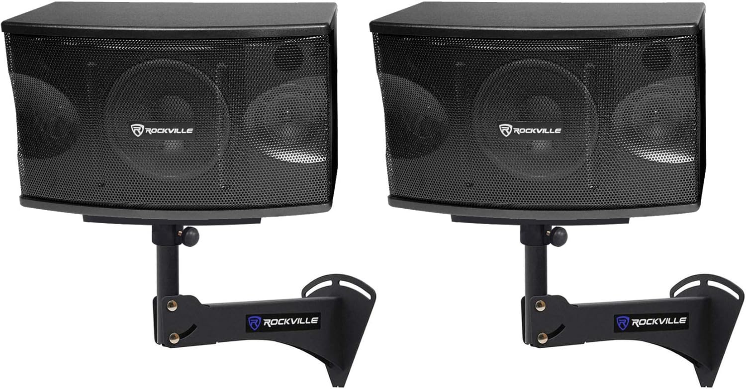 Rockville Karaoke System Bundle: (2) KPS80 8