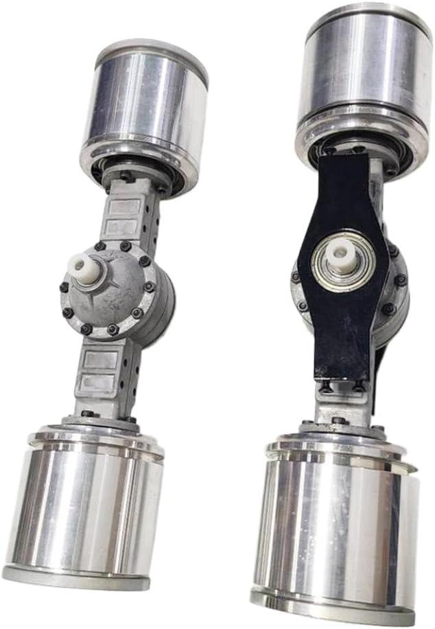 RC Loader Axle 980L 1/14 Hydraulic Wheel Loader Metal Reduction Axle Remote Control Car Front and Rear Axle Compatible with RC Vehicles(Front and Rear axle)