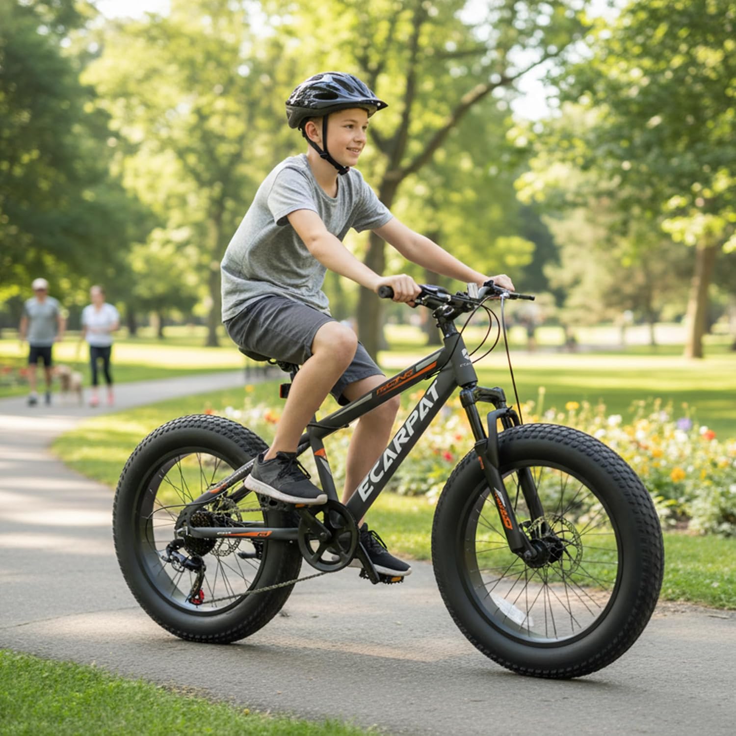 20 inch Kids Mountain Bike for Boys Girls 7-15 Years Old, Girls Boys Mountain Bicycles with Front Suspension, 7-Speed Boys Girls Commuter Bikes to School, Multi Colors, Birthday Gift Choice