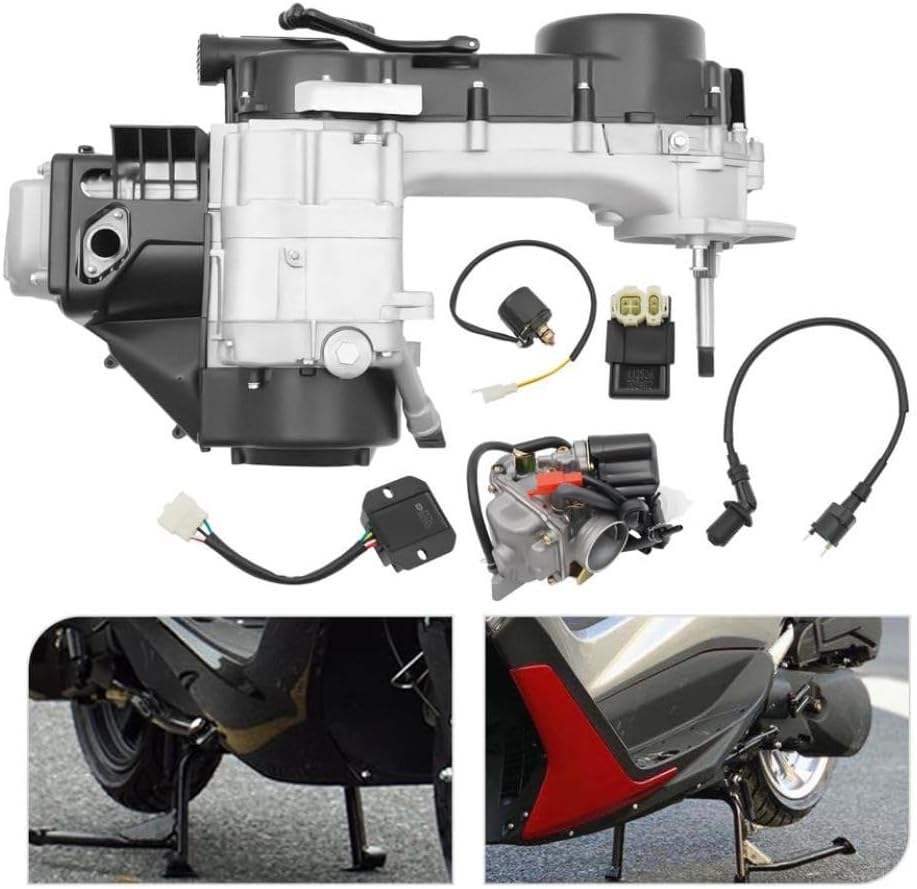 GY6 150cc CVT Engine Motor 8 Gears Cylinder Long Case Scooter Engine Motor Compatible With Automotive Motorcycle Parts