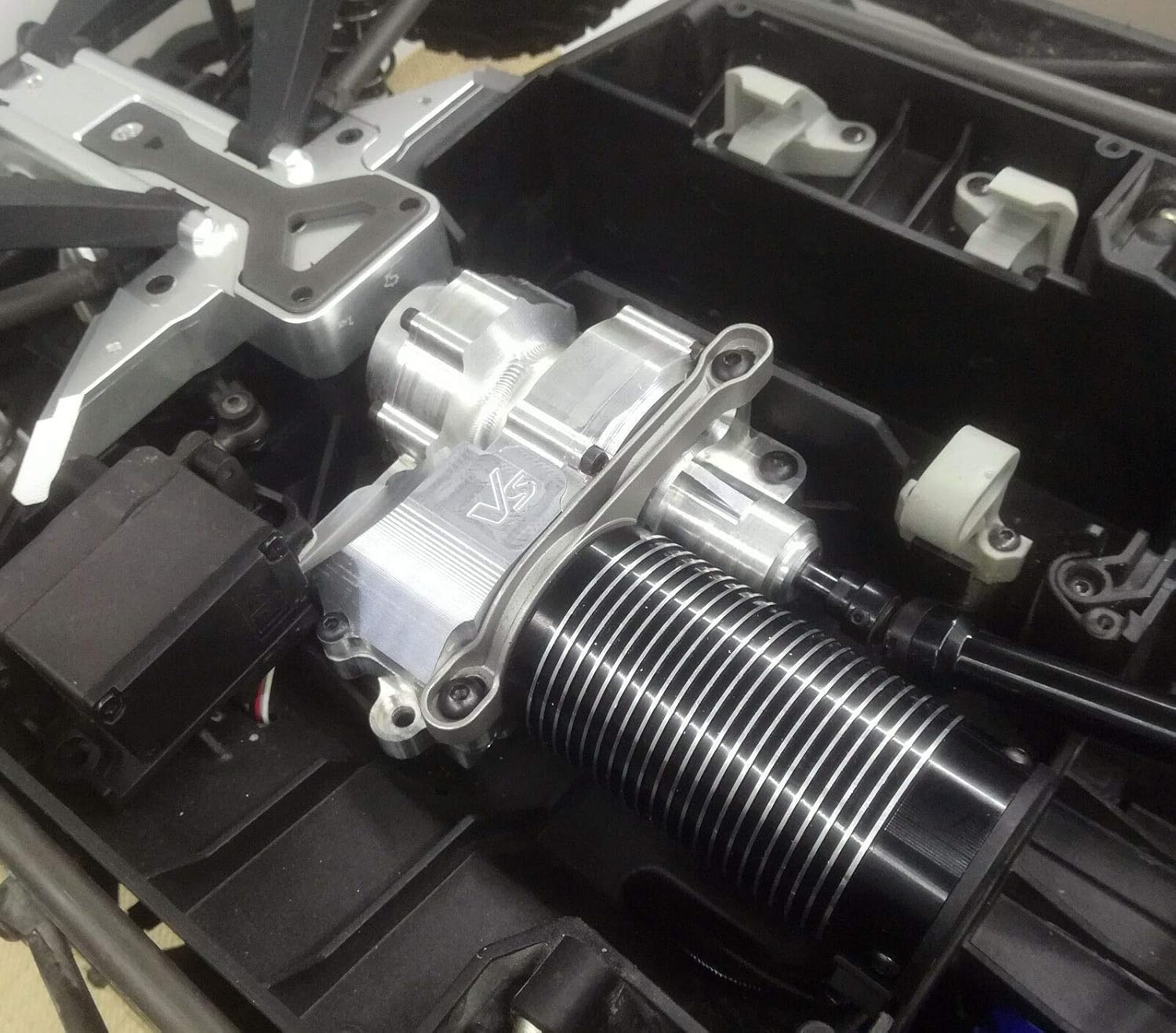 VITAVON & VOTACH Remote car Control Center Alu CNC RC Center Transmission/tranny for Traxxas UDR 1:7#8591