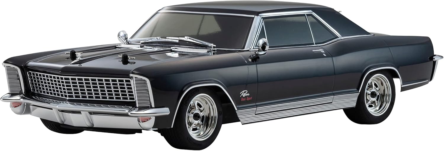 Kyosho Fazer Mk2 1/10 1965 Buick Riviera Regal Black RTR Brushed 2.4GHz #34434T1
