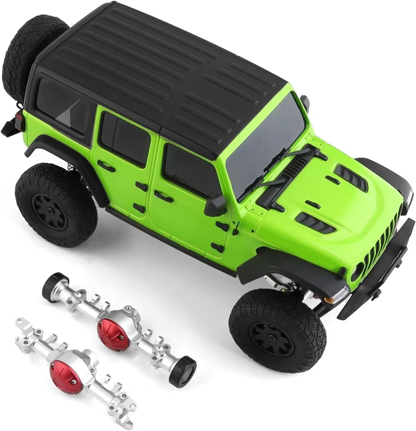 RC Spare Part Compatible with Axial for SCX10 for RGT 86100 for MINI-Z 1/10 RC Crawler Truck Upgrade Parts Front and Rear Portal Axle Housing