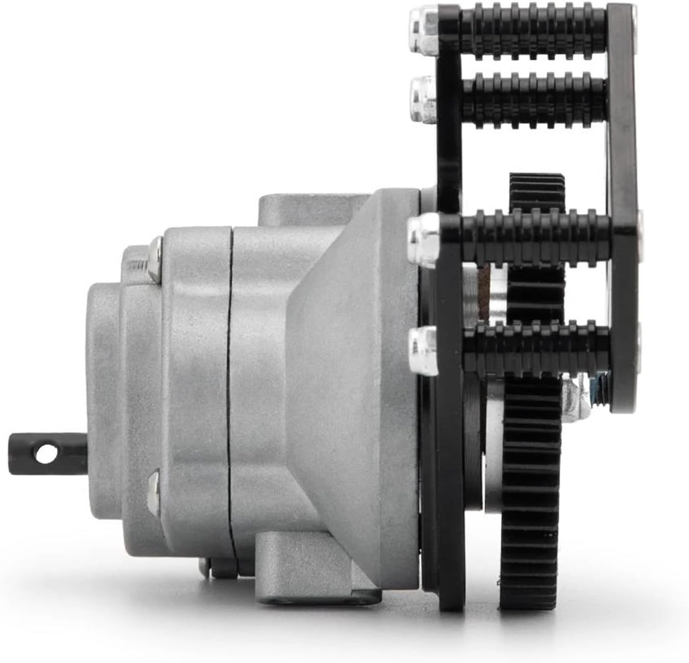 RC Gearbox Compatible with D90 D110 Transmission Case Center Gearbox with Motor Gear Metal Assembled Transmission Gearbox 1:10 RC Crawler Car