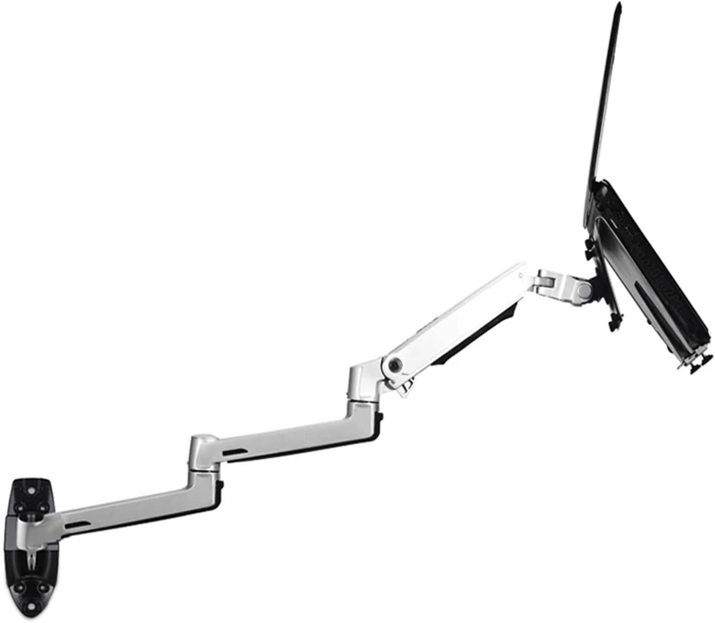 V63WT/XSJ8013WT Wall Mount Laptop Stand Extra Long Arm Aluminum Mechanical Spring Full Motion Laptop Stand Monitor Stand(XSJ8013WTS)