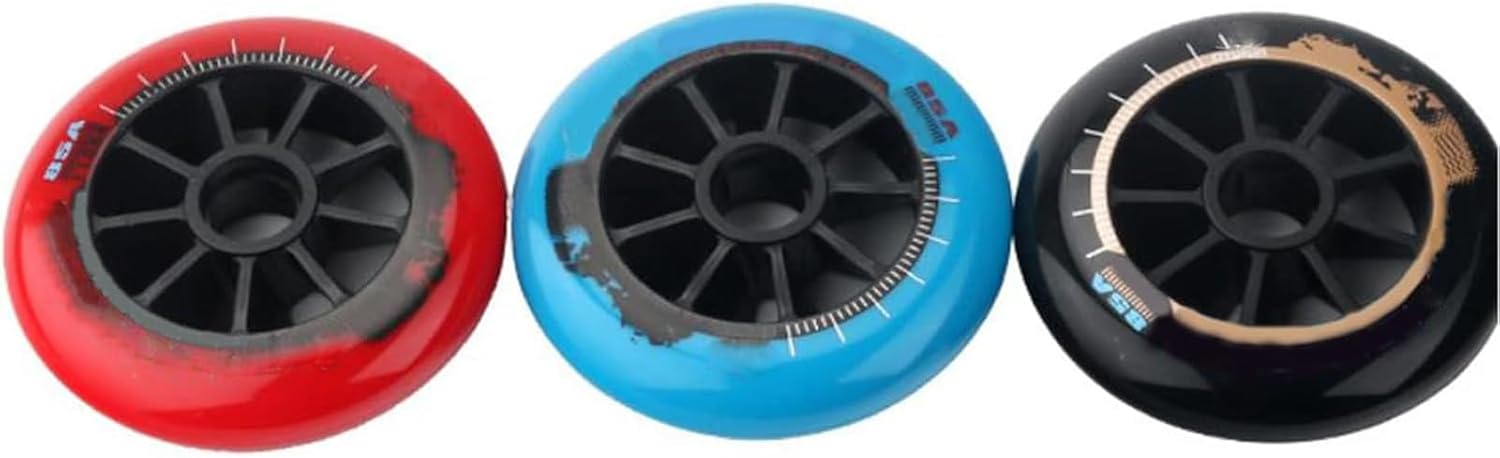 Skate Wheels Replacement, Inline Skate Wheels Replacement, 85A Indoor Outdoor Inline Skate Replacement Wheel 90Mm 100Mm 110Mm Speed Skate Wheels 8 Pcs