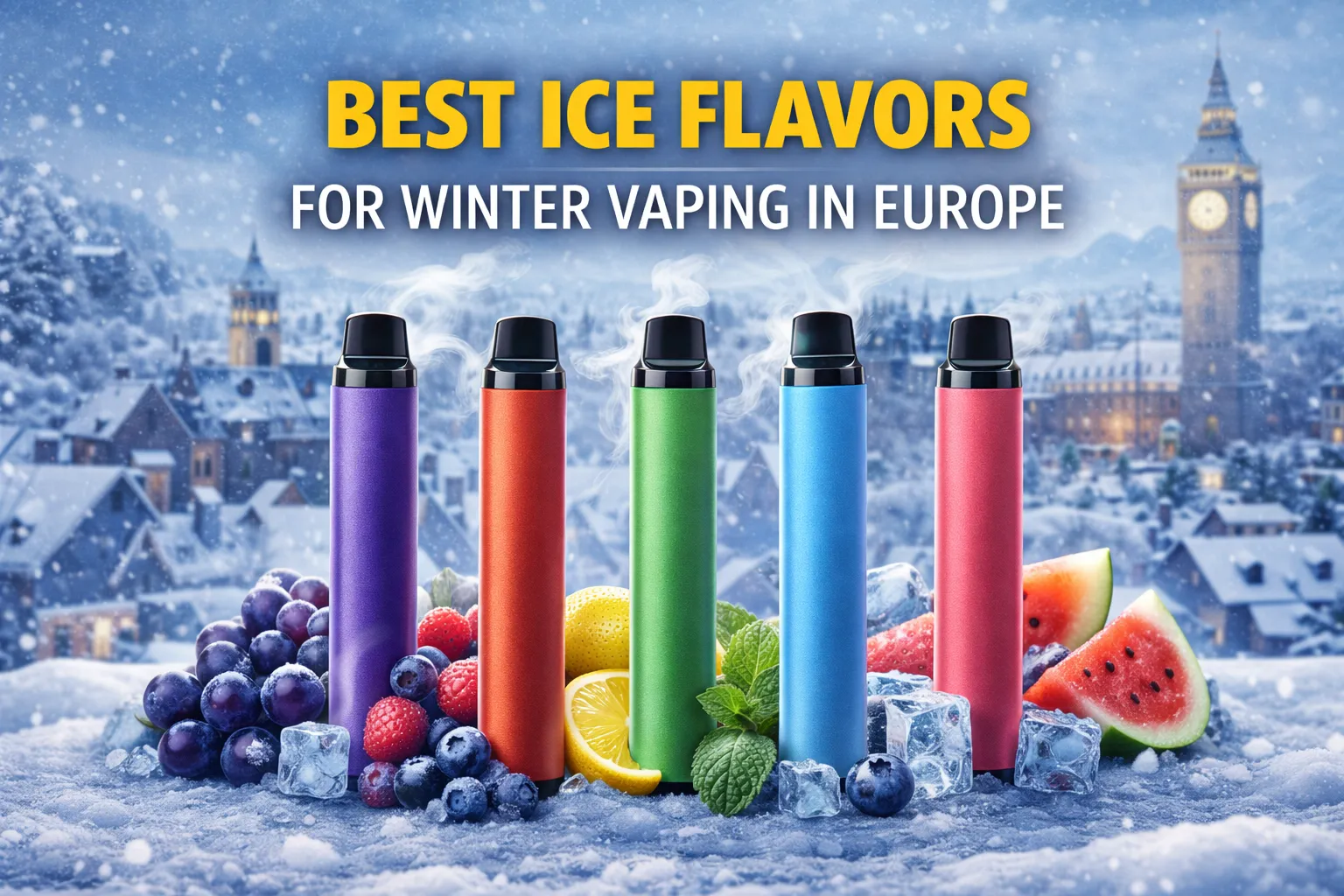 Best Ice Flavors for Winter Vaping in Europe - MYEU VAPES