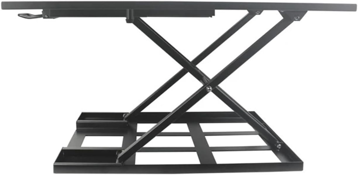 MD01 fully assembled easy lift height adjustable laptop desk 81x56 cm monitor stand desk riser