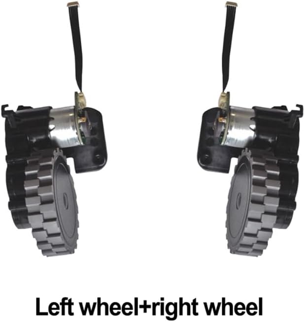 FGJNFS Compatible with ABIR X8/X6/X5 Robot Vacuum Cleaner Wheel Assembly Left and Right Drive Wheel Replacement Parts