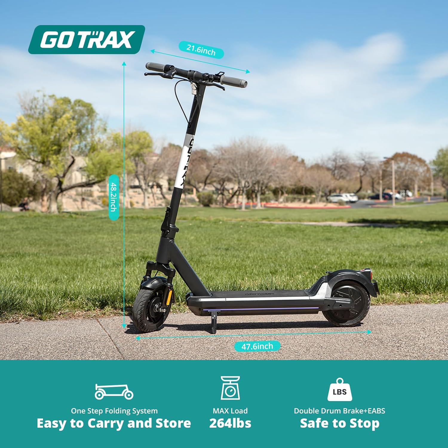 Gotrax ECLIPSE Electric Scooter for Adults, 10