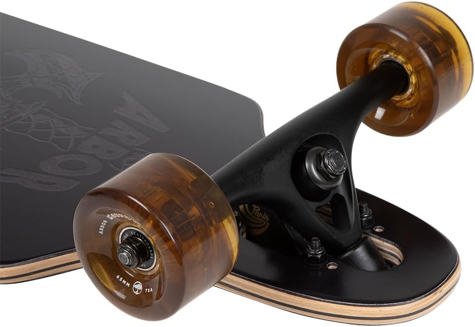 Arbor Journey Nightfall Zeppelin 26″ Longboard Complete – Compact Cruiser Skateboard with Directional Deck Shape, Premium Maple Construction, Smooth Carving & Urban Commuting Ride