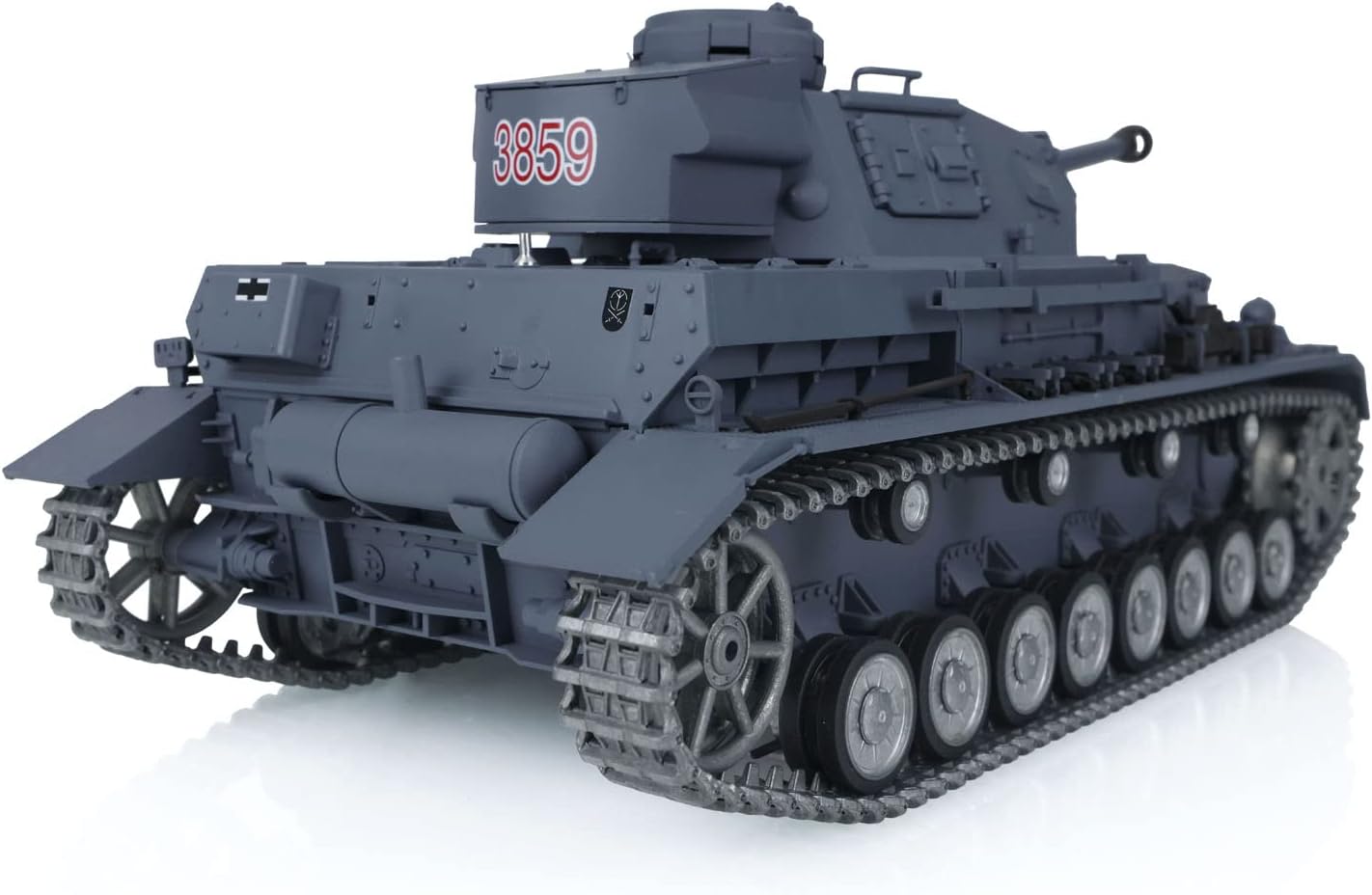 Toucan RC Hobby Henglong 1/16 7.0 Customized Panzer IV F2 RTR RC Tank 3859 Metal Tracks Wheels BB Airsoft That Shooting BB Bullets