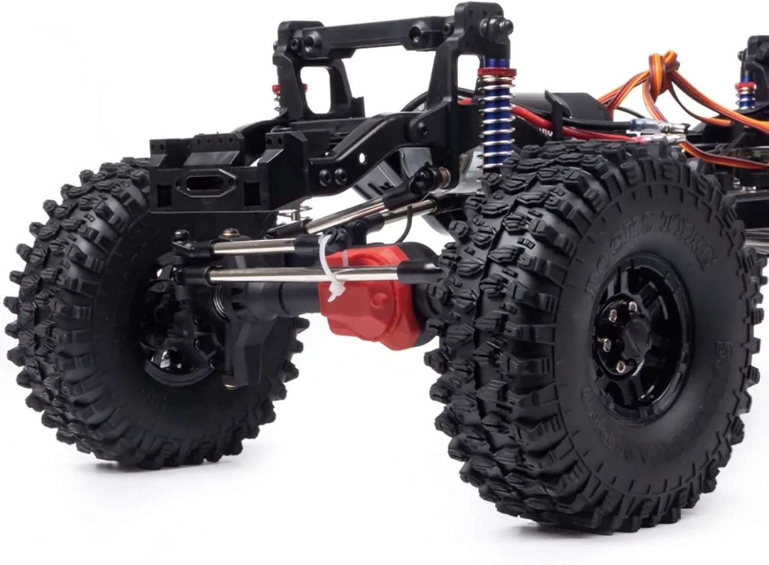 RC Upgrade Accessories for TRX-4 1/10 Differential Locking Portal Axle with 2-Speed Transmission for Chassis Frame RC Crawler Car Upgrade Part(Chassis with Wheels)