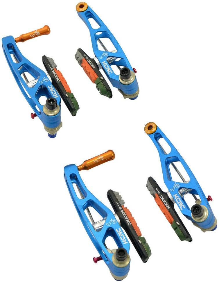 KCNC V6 VB6 MTB V-Brake Set (V-Brakes and Levers), Blue, SK2170