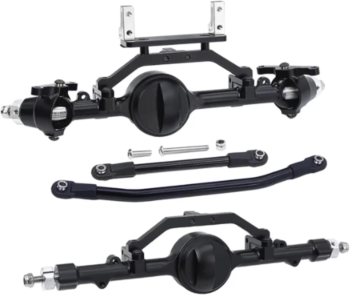 RC Axle Models For Gelande II TF2 D90 D110 For Yota 1/10 Front Rear Axle CNC Aluminum Alloy RC Crawler Car Upgrade Parts Model Accessory(1set)