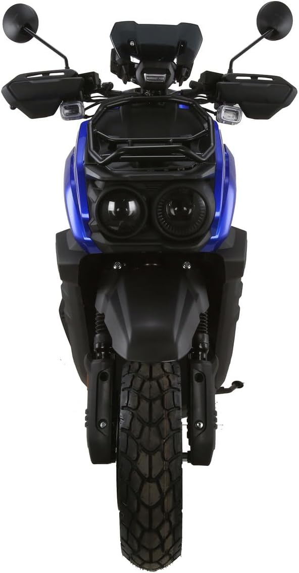 HHH Tank 200 EFI Scooter Upgraded TANK 200cc Motorcycle Fully Automatic Adult Street Bike with Matching rear trunk ( Blue )