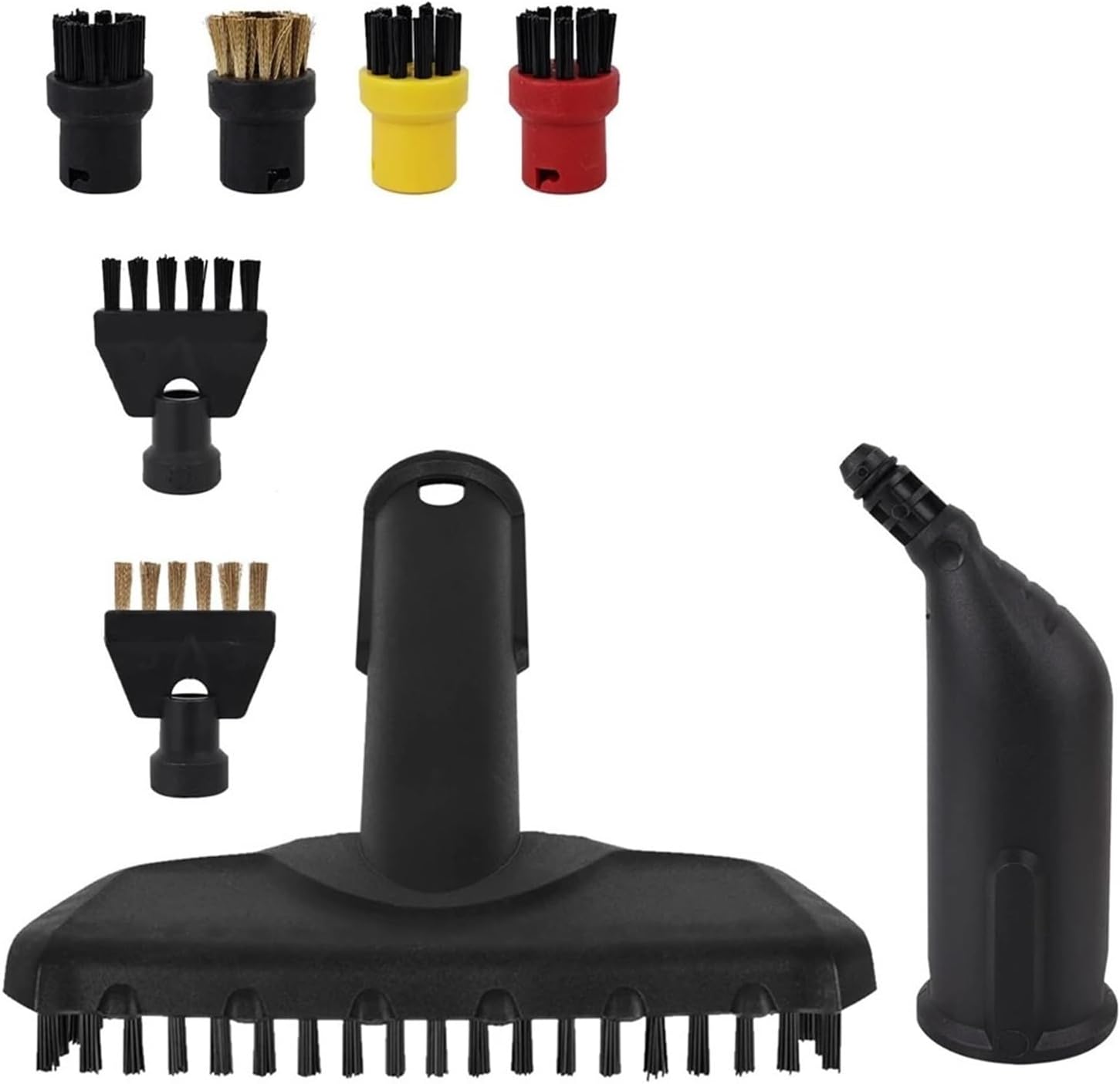 Treayes Steam Cleaner Accessories, Round Brush, Window Squeegee, SC1 SC2 SC3 SC4 SC5