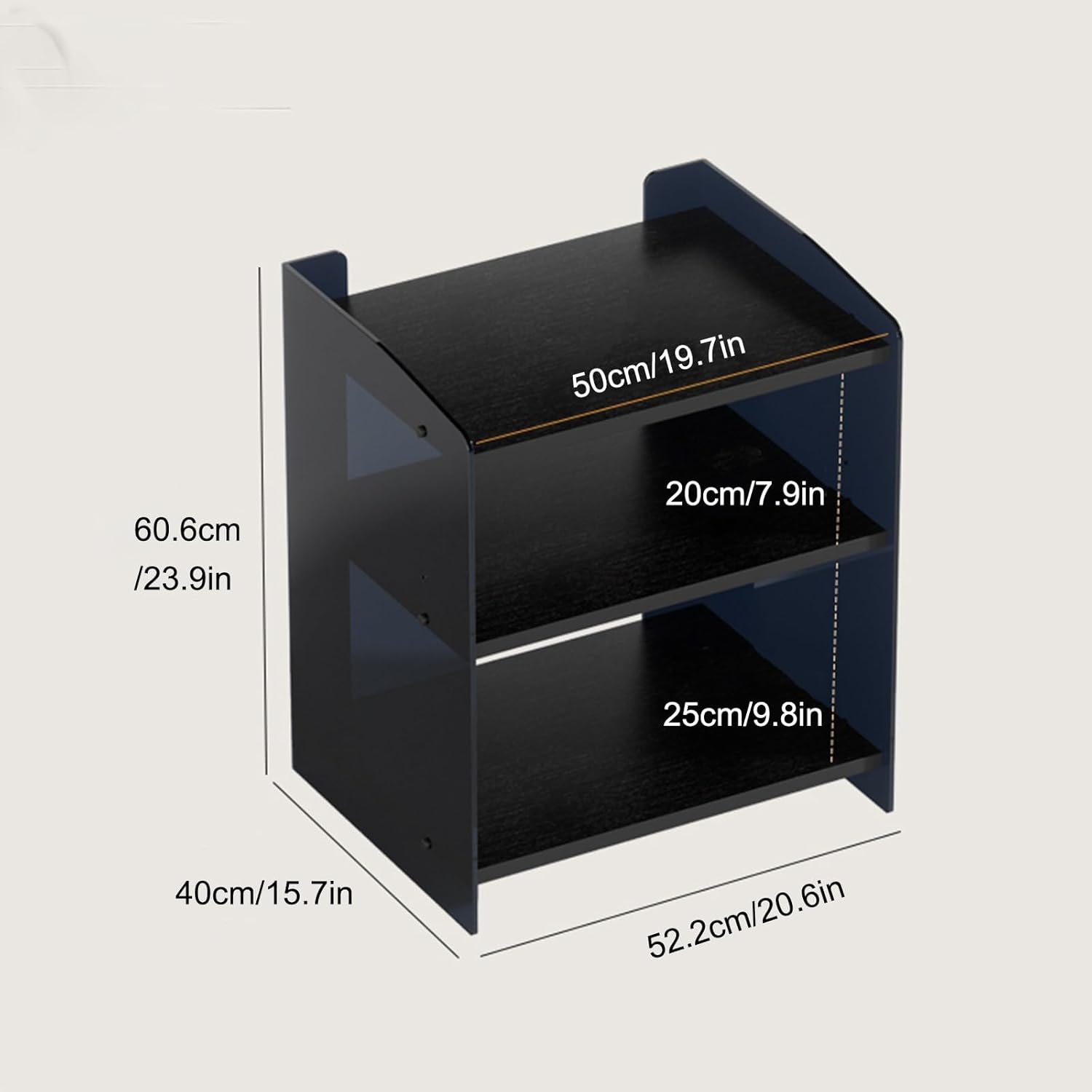 3/4 Tier Audio-Video Media Stand with Adjustable Shelves