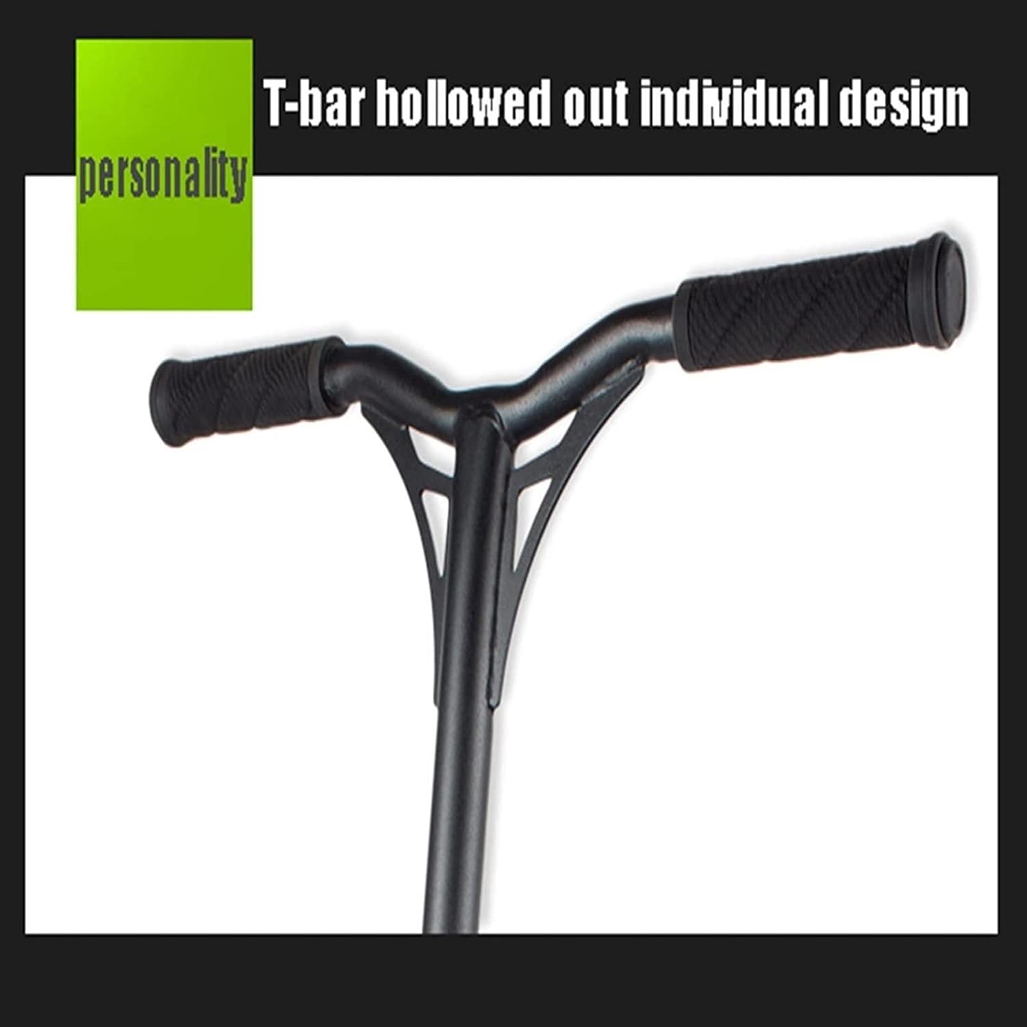 Scooter Professional Stunt Freestyle Street Surf Scooter Stunt Skateboarp Wheel BMX Professional Extreme Sport Scooter (Color : Blue) (Black)