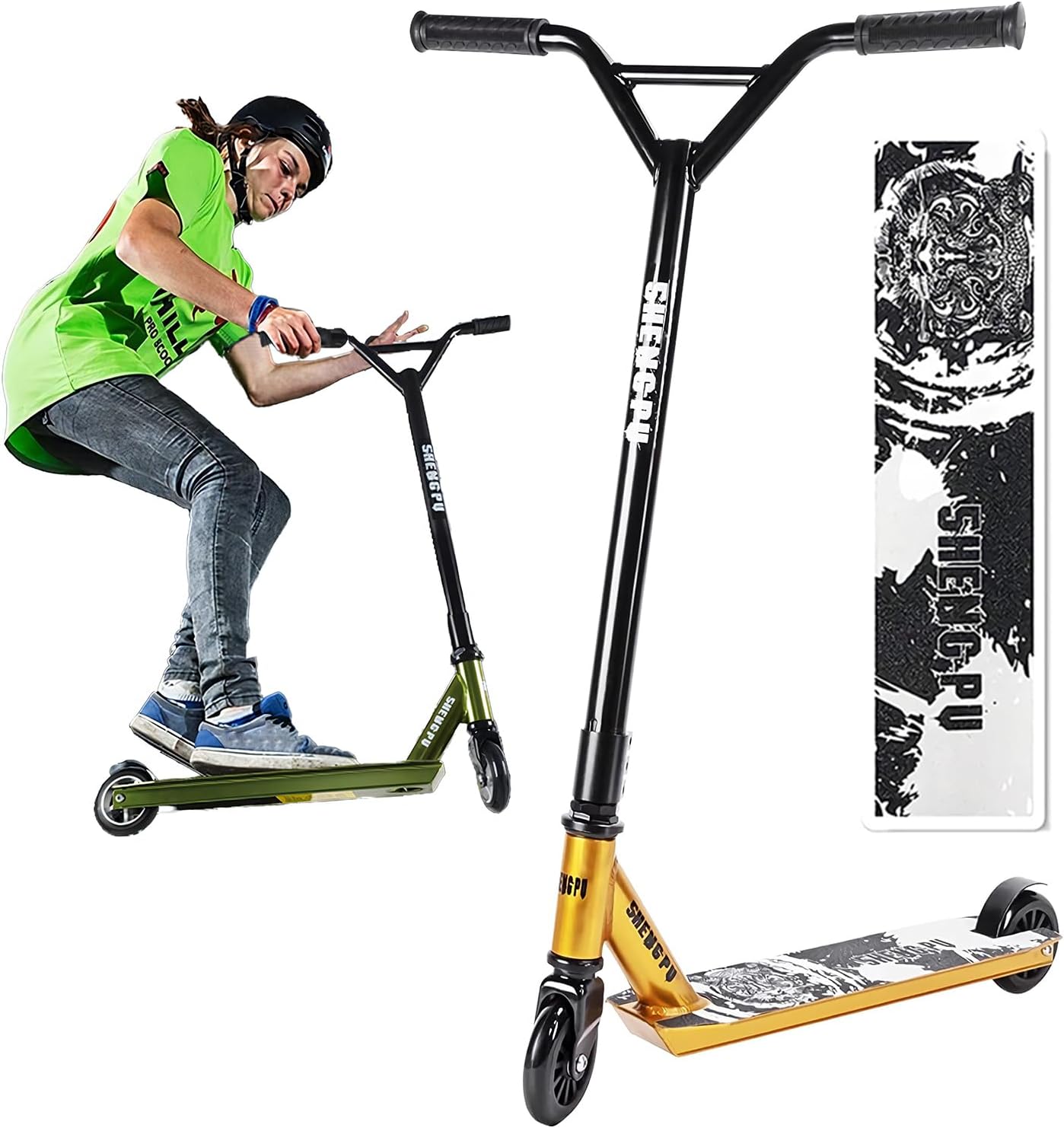 Trick Scooter for Kids 8 Years Up - Pro Scooters for Teens - Best Stunt Scooter for Adult Scooter Tricks, Perfect Stunt Scooter for Beginner or Advanced Trick Scooter Riders Lightweight Scooter