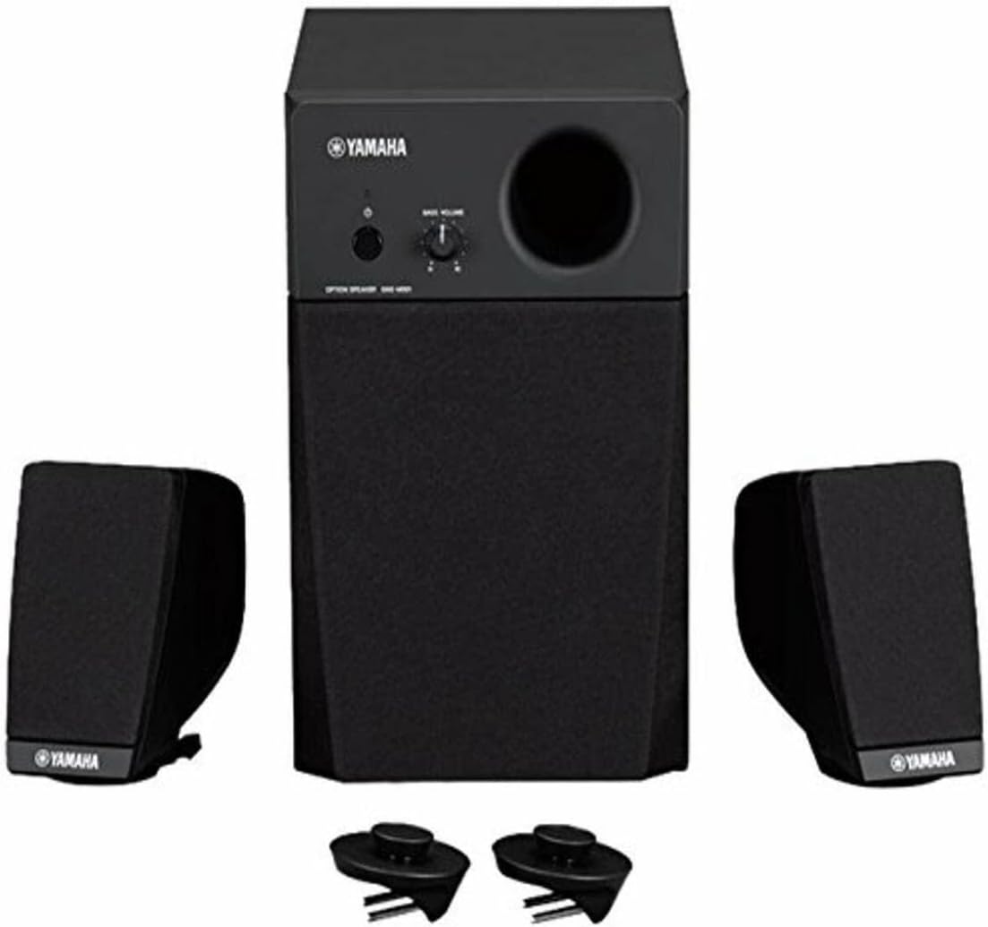 Yamaha GNSMS01 3-piece Speaker System for Genos Arranger Workstation Black