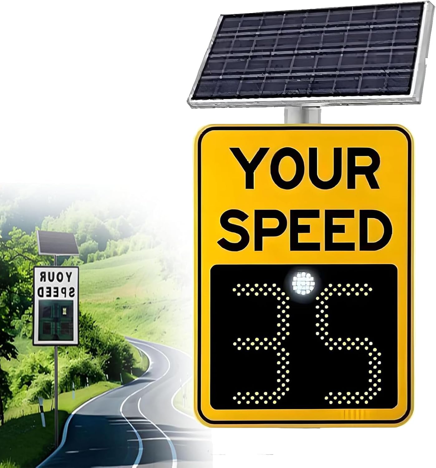 Solar Speed Detector & Radar Speed Sign, 20