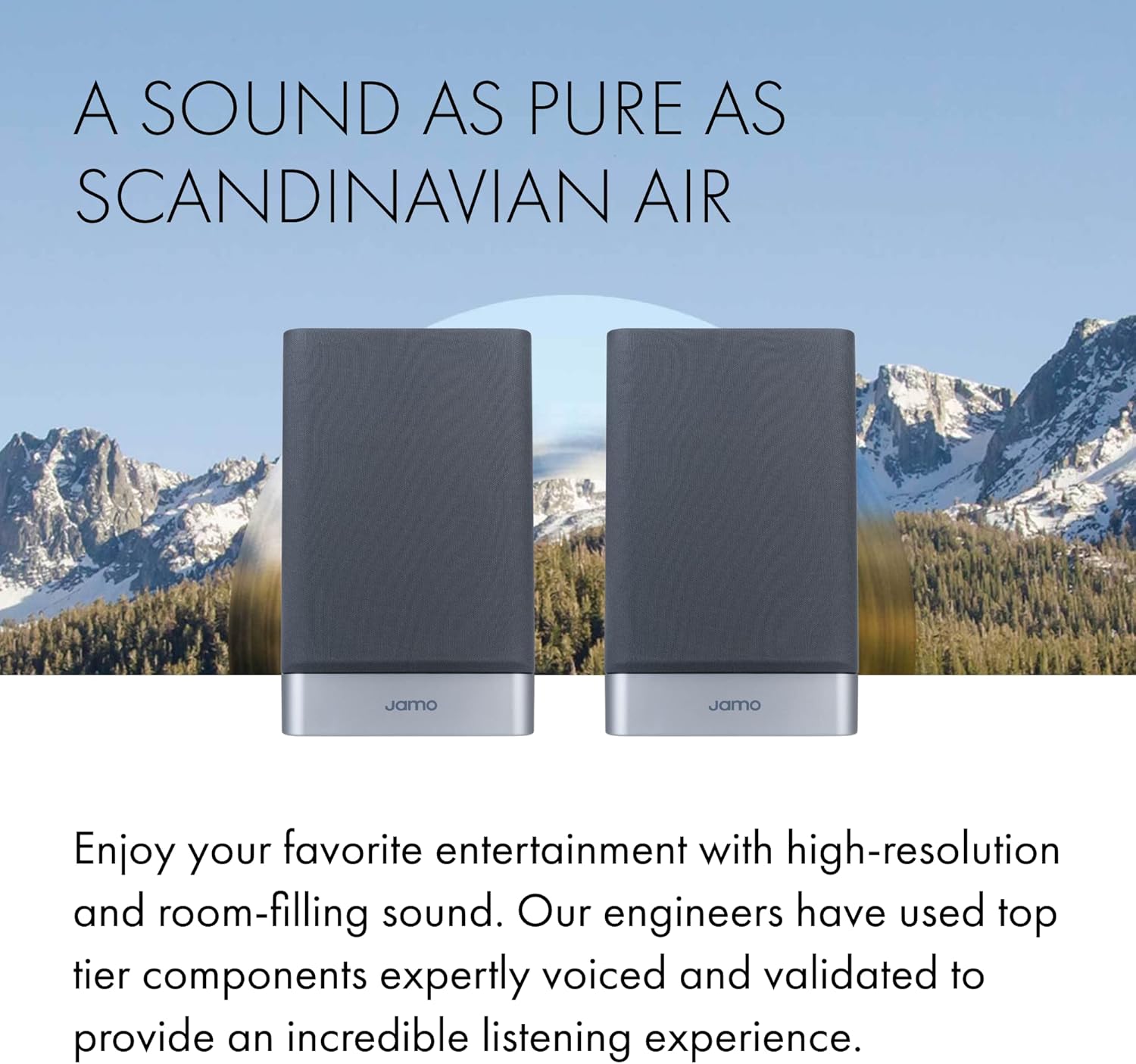 Jamo S7-15B Bookshelf Speakers, Blue Fjord - 5.5