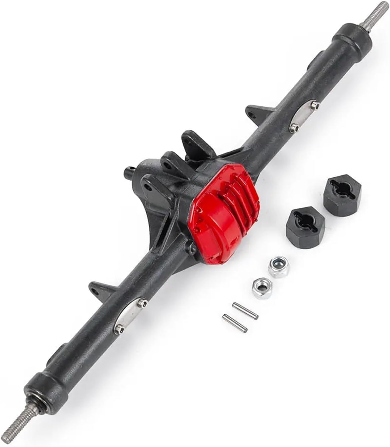 RC Repairs Models For Axial For SCX10 II 90046 90047 90059 90060 1/10 Metal Straight Complete Axle Front And Rear Axle RC For Rock Crawler Car(1set)