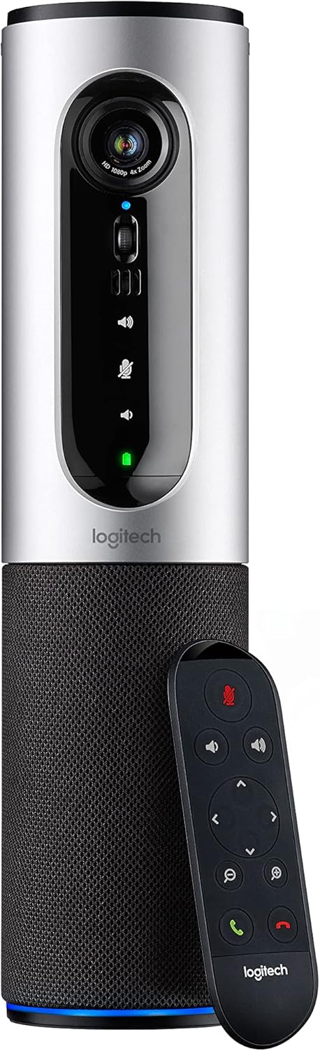 Logitech ConferenceCam Connect All-in-One Video Collaboration Solution for Small Groups – Full HD 1080p Video, USB and Bluetooth Speakerphone, Plug-and-Play