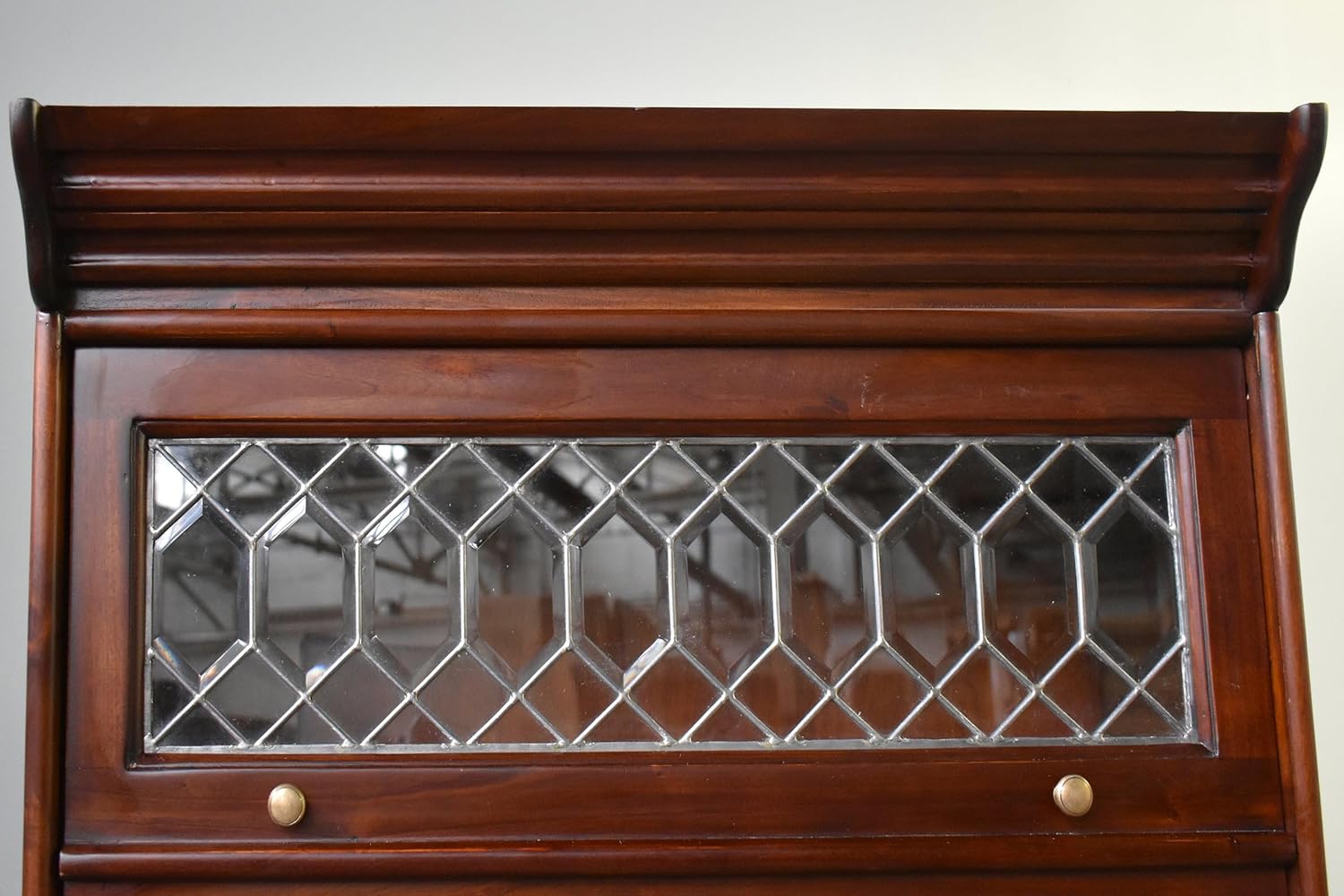 Crafters and Weavers Legacy 5 Stack Barrister Bookcase - Brown Walnut