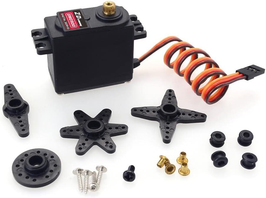 Replacement Part For DM0900 Metal Gear 9kg Standard Servo For 1/8 1/10 RC Car Redcat Team Absima LRP DF ZD Racing - (Color: 4PCS)