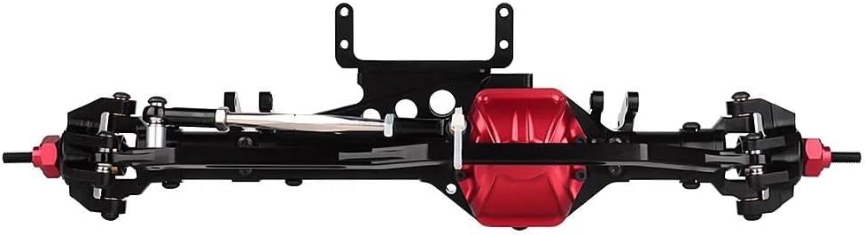 RC Vehicle Axles Compatible with Axial for Wraith 90018 90020 90045 RR10 90048 90053 Metal RC Car Front/Rear Axle 1/10 RC Rock Crawler RC Upgrade Parts(Color1,1Set)