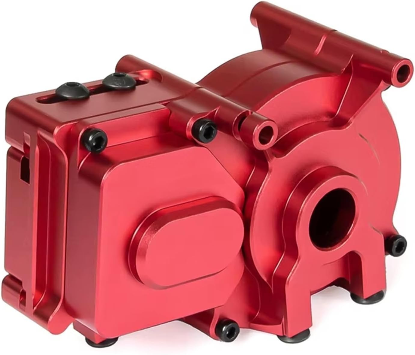 Compatible with ARRMA 6S for Kraton for Outcast Bigrock for Mojave Fireteam RC Car Upgrade Accessories Medium Wave Chamber RC Car Parts(Red)