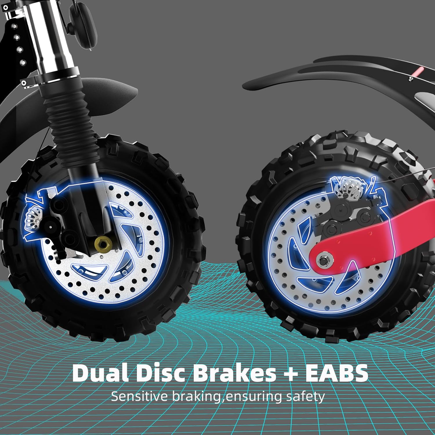 X60 Adult Electric Scooter with Seat – 50 mph Max Speed, 60 Miles Range, 6000W Dual Motor, Foldable Design & 3-Year Battery Life